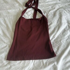 Aritzia Deep Red Top